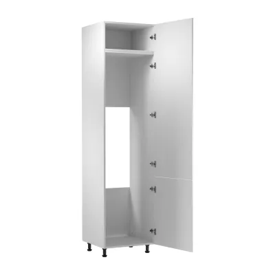 Beépített hűtőszekrény szekrény SALERNO - szélesség 60 cm, fehér