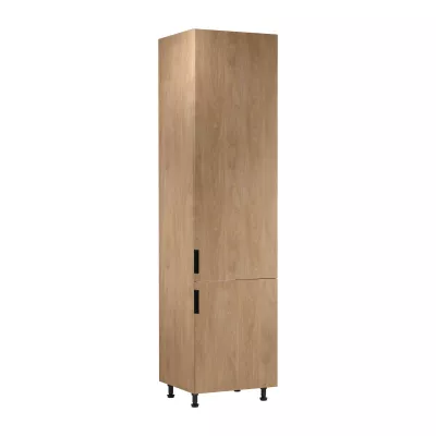 Beépített hűtőszekrény szekrény SALERNO - szélesség 60 cm, tölgyfa