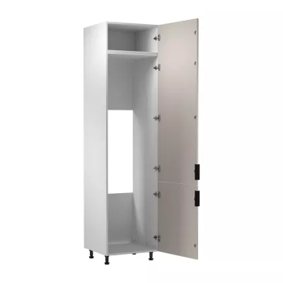 Beépített hűtőszekrény szekrény SALERNO - szélesség 60 cm, fehér / bézs