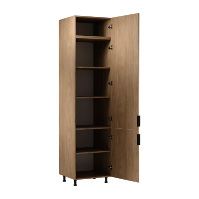 Magas konyhaszekrény SALERNO - szélesség 60 cm, tölgyfa