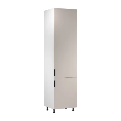 Magas konyhaszekrény SALERNO - szélesség 60 cm, fehér / bézs