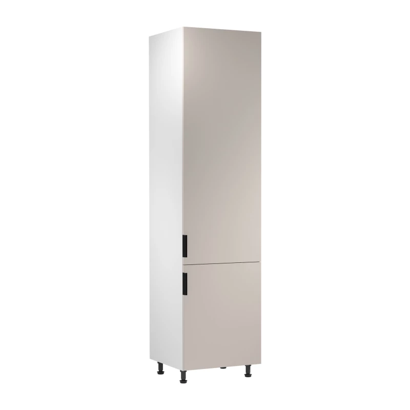 Magas konyhaszekrény SALERNO - szélesség 60 cm, fehér / bézs