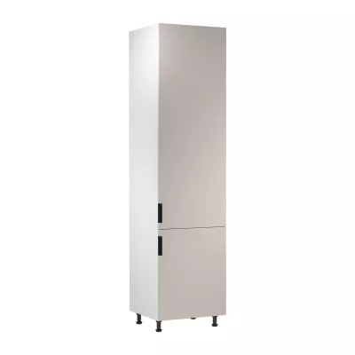 Magas konyhaszekrény SALERNO - szélesség 60 cm, fehér / bézs