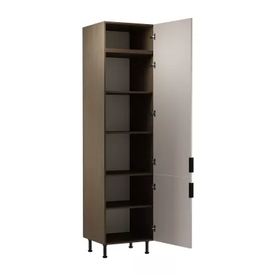 Magas konyhaszekrény SALERNO - szélesség 60 cm, balti vihar / bézs