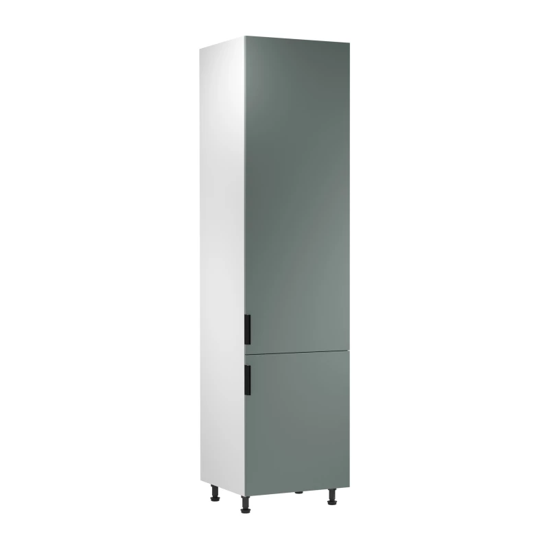Magas konyhaszekrény SALERNO - szélesség 60 cm, fehér / zöld