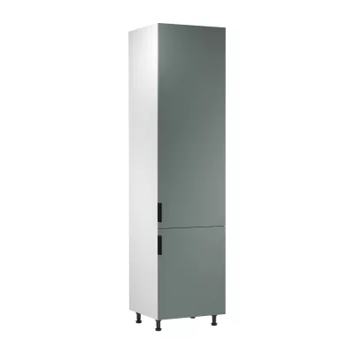 Magas konyhaszekrény SALERNO - szélesség 60 cm, fehér / zöld