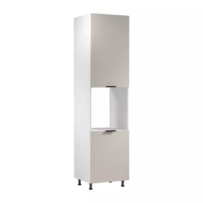 Konyhaszekrény beépített sütőhöz SALERNO - szélesség 60 cm, fehér / bézs