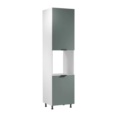 Konyhaszekrény beépített sütőhöz SALERNO - szélesség 60 cm, fehér / zöld