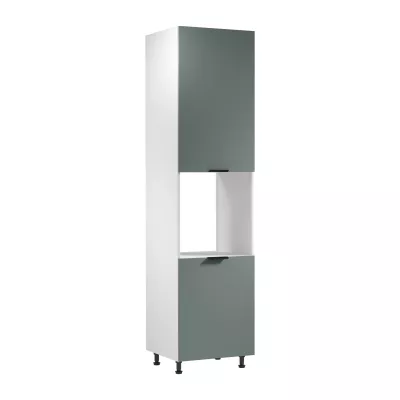 Konyhaszekrény beépített sütőhöz SALERNO - szélesség 60 cm, fehér / zöld