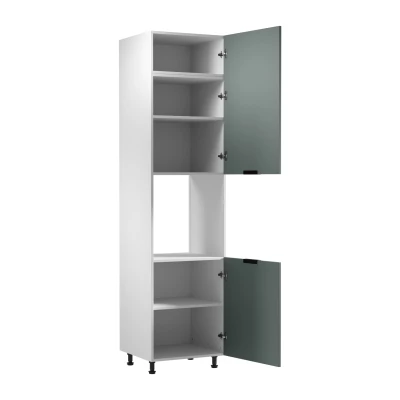 Konyhaszekrény beépített sütőhöz SALERNO - szélesség 60 cm, fehér / zöld