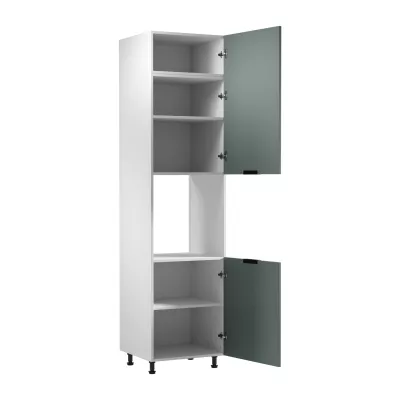 Konyhaszekrény beépített sütőhöz SALERNO - szélesség 60 cm, fehér / zöld