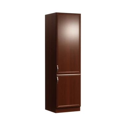 SILVARA beépített hűtőszekrényhez való szekrény - szélesség 60 cm, diófa, valódi diófa felülettel