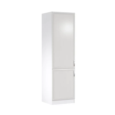 SILVARA beépített hűtőszekrényhez való szekrény - szélesség 60 cm, andersen fenyő / fehér, balos változat