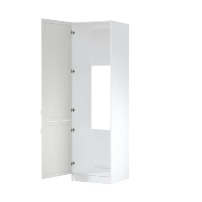SILVARA beépített hűtőszekrényhez való szekrény - szélesség 60 cm, andersen fenyő / fehér, balos változat