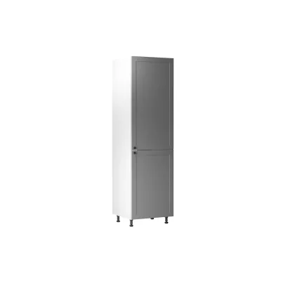 LUMEA beépített hűtőszekrényhez való szekrény - szélesség 60 cm, szürke / fehér