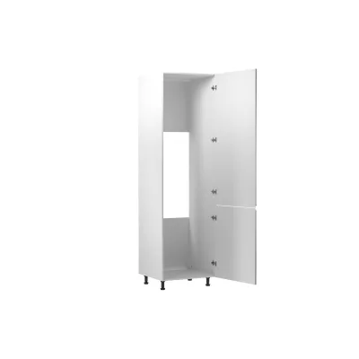 ARBOR beépített hűtőszekrényhez való szekrény - szélesség 60 cm, fényes szürke / fehér, jobbos kivitel