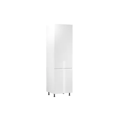 ARBOR beépített hűtőszekrényhez való szekrény - szélesség 60 cm, fényes fehér / fehér, balos változat