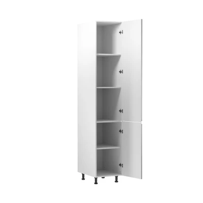 ARBOR élelmiszerszekrény - szélesség 40 cm, fényes szürke / fehér, jobb oldali kivitel