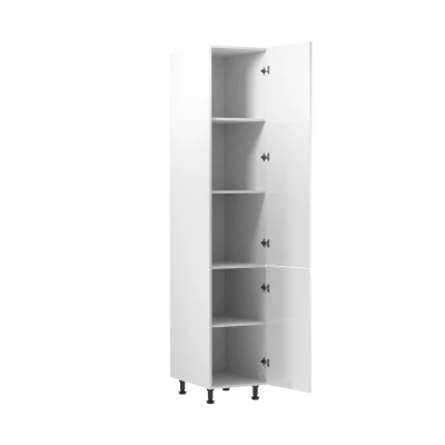 ARBOR élelmiszerszekrény - szélesség 40 cm, fényes fehér / fehér