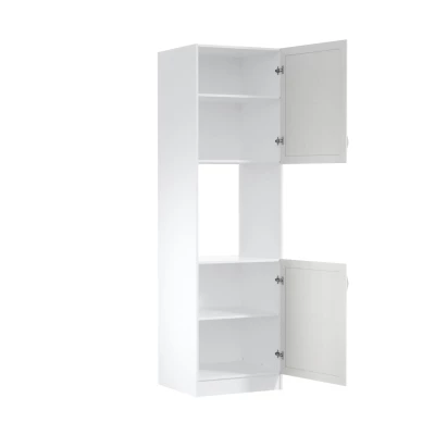 SILVARA beépített sütőhöz való konyhaszekrény - szélesség 60 cm, andersen fenyő / fehér, natúr felületkezelés