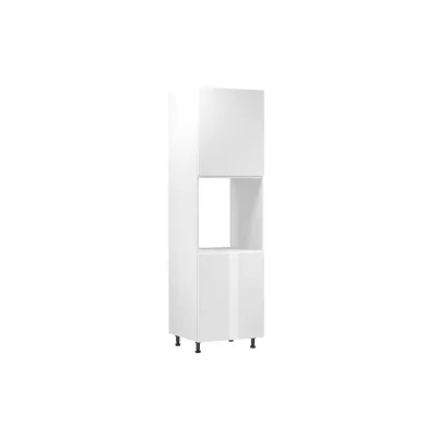 ARBOR beépített sütőhöz való konyhaszekrény - szélesség 60 cm, fényes fehér / fehér, jobb oldali kivitel