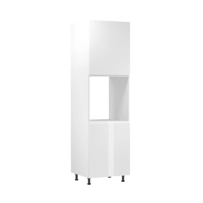 ARBOR beépített sütőhöz való konyhaszekrény - szélesség 60 cm, fényes fehér / fehér, balos változat