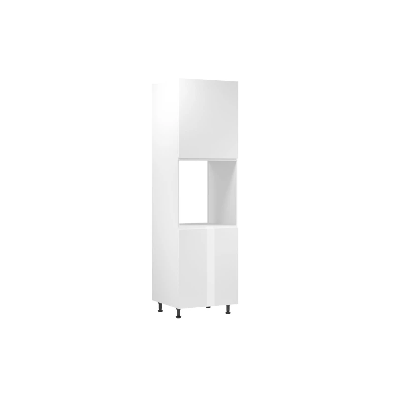 ARBOR beépített sütőhöz való konyhaszekrény - szélesség 60 cm, fényes fehér / fehér, balos változat
