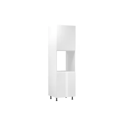 ARBOR beépített sütőhöz való konyhaszekrény - szélesség 60 cm, fényes fehér / fehér, balos változat