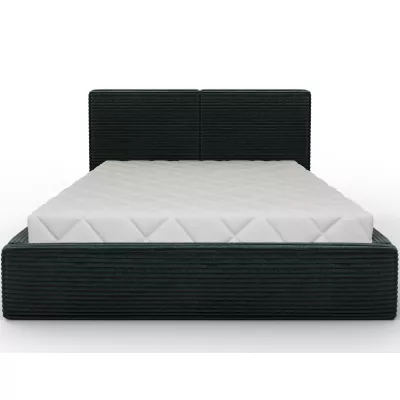 Kárpitozott dupla ágy 180x200 PENVIRO 1 - sötétzöld