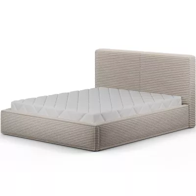 Kárpitozott franciaágy 140x200 PENVIRO 2 - bézs