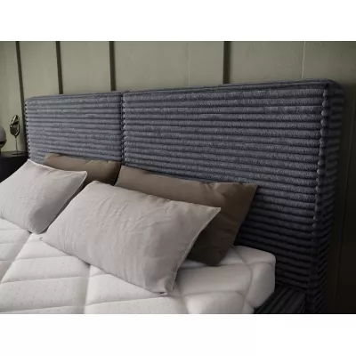 Kárpitozott dupla ágy 180x200 PENVIRO 2 - sötétszürke