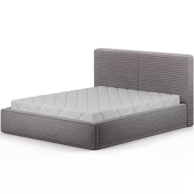 Kárpitozott dupla ágy 180x200 PENVIRO 2 - világos szürke