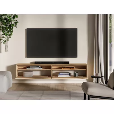 INDIGO függesztett TV-állvány - tölgyfa