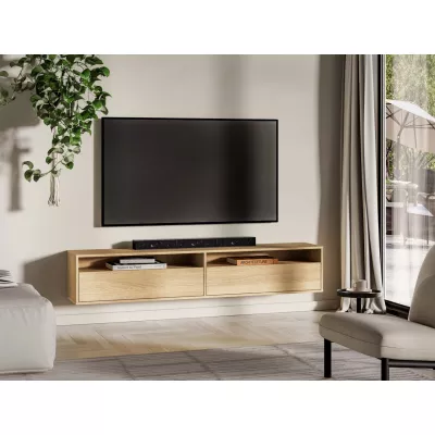 INDIGO függesztett TV-állvány - tölgyfa