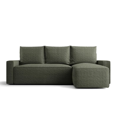 SOFTA kanapéágy tárolóval - khaki, jobb sarok