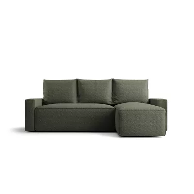 SOFTA kanapéágy tárolóval - khaki, jobb sarok