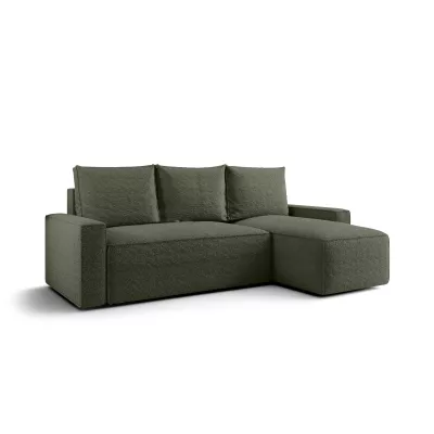 SOFTA kanapéágy tárolóval - khaki, jobb sarok