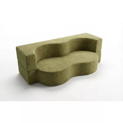 SAMIRA designer kanapé - mustársárga
