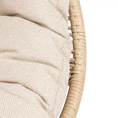 Rattan kerti szék FJORA - bézs