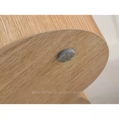 Kerek étkezőasztal 130 cm OISIN - tölgyfa