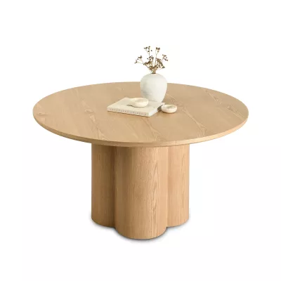 Kerek étkezőasztal 130 cm OISIN - tölgyfa