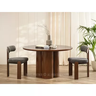 Kerek étkezőasztal 130 cm OISIN - diófa