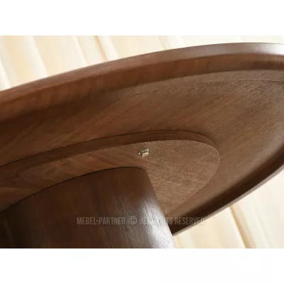 Kerek étkezőasztal 130 cm OISIN - diófa