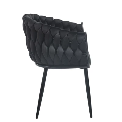 Designer kárpitozott szék ZYPHIRA - fekete