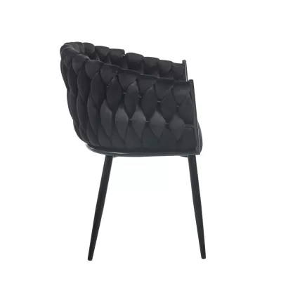 Designer kárpitozott szék ZYPHIRA - fekete