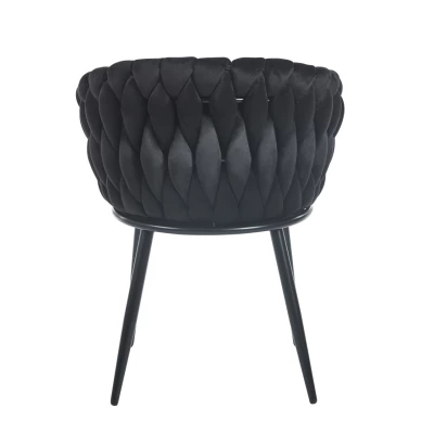 Designer kárpitozott szék ZYPHIRA - fekete