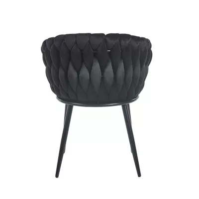 Designer kárpitozott szék ZYPHIRA - fekete