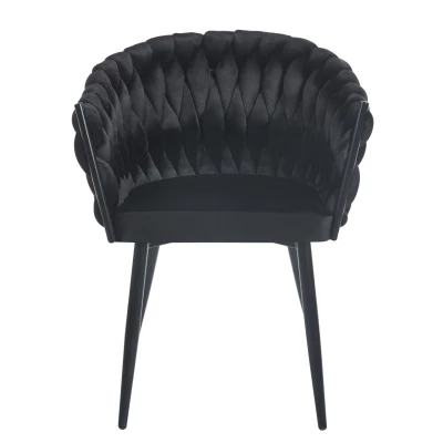 Designer kárpitozott szék ZYPHIRA - fekete