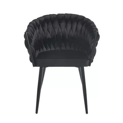 Designer kárpitozott szék ZYPHIRA - fekete