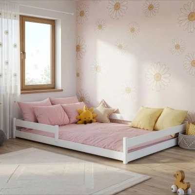Gyerekágy padlóra helyezhető 140x200 LILINA - fehér
